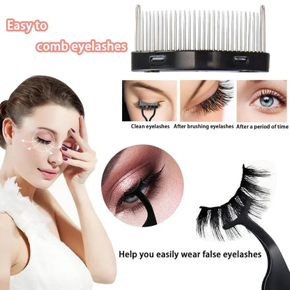 7/15pcs Eyelash Curler Set With Replacement Pads For Women Eyelashes Curling Tweezers Clips Lash Mascara Wands Brush Makeup Tool