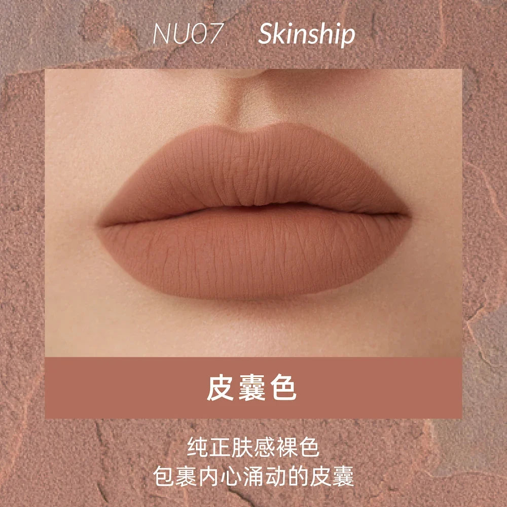 Kaleidos Lipstick Lip Cream Matte Velvet Nude Colours Lip Mud Waterproof Lip Gloss Long Lasting Lip Stain