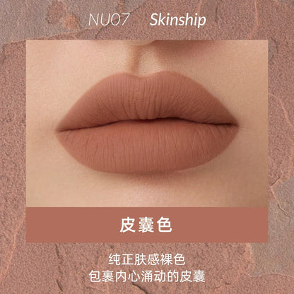 Kaleidos Lipstick Lip Cream Matte Velvet Nude Colours Lip Mud Waterproof Lip Gloss Long Lasting Lip Stain