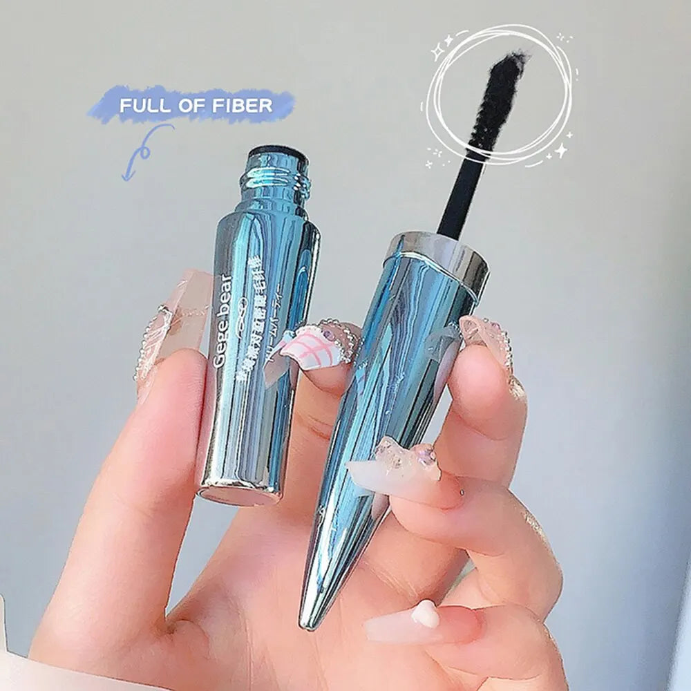 Gege Bear Dream Party Curly Black Sun Flower Mascara Cute Design All Day Long-Wearing Lash-Lengthening Thick Volume Eyelashes