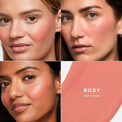 Saie Liquid Blush Highlighter Contouring Illuminating Shimmer Powder Quick-drying Non-sticky Natural Facial Makeup Soft Texture
