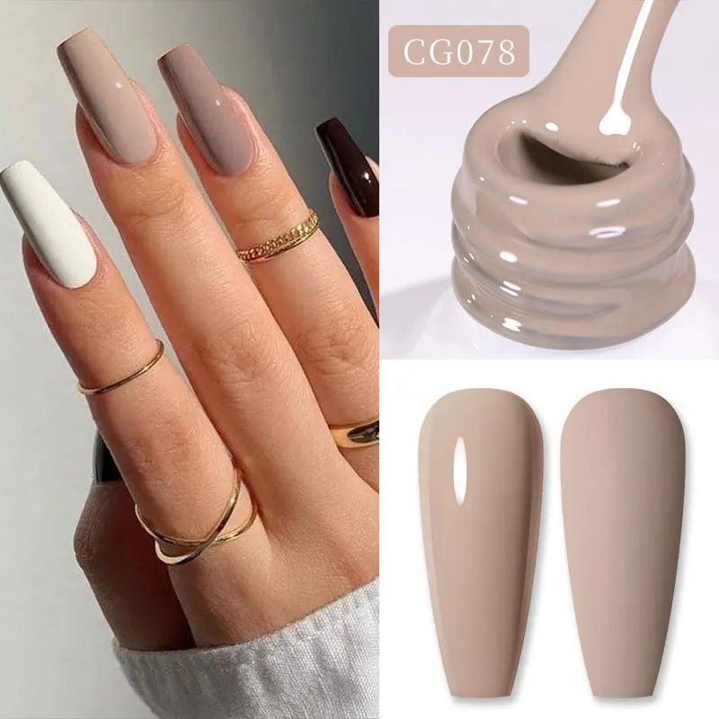 BORN PRETTY 10ml Blood Red Jelly Gel Nail Polish Halloween Nails Art Gel Polish Sheer Translucent Nail Gel for Winter Manicure