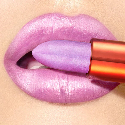 Rose smoke powder, bright starry sky, glossy velvet texture, durable, make your lips shiny, waterproof, anti-fouling.