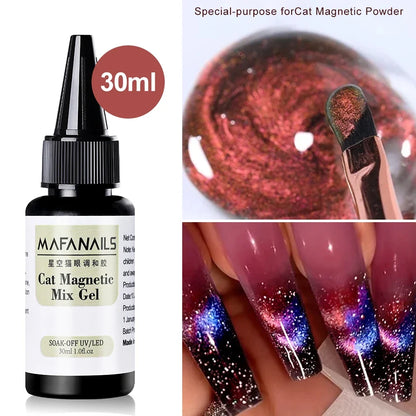 XEIJAYI Pink Cat Eye Gel Nail Polish Ceramic Magnetic Gel UV Semi-permanent Enamels Varnish Nail Supplies For Professionals Gel