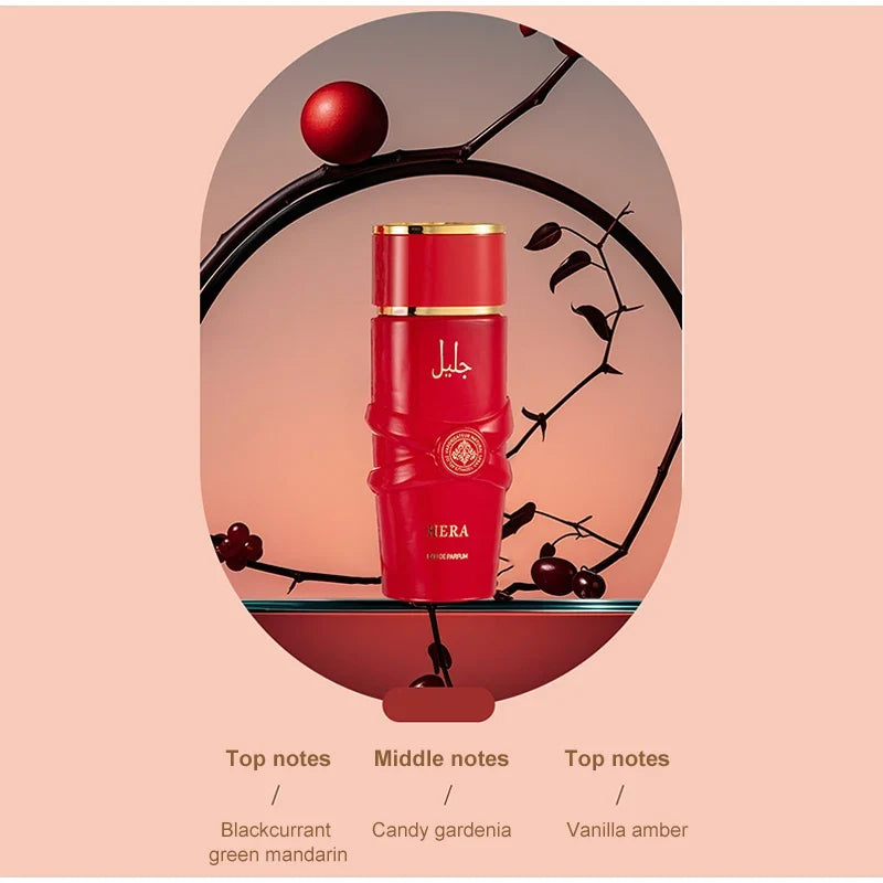 Luxury Arab Perfume,Unisex Eau De Parfum Spray,Flowers Fruits Notes Women Fragrance,Spicy Oriental Gourmand Scent,Musk Body Mist
