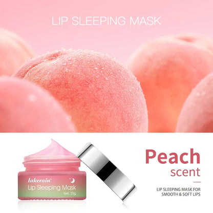 Jelly Peach Lip Sleeping Mask Hydrated Strong Barrier Lip Repair Nourish Protect Volumizes Dry And Chapped Lips Care Products
