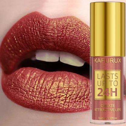 14 Colors Glitter Metallic Lip Glaze Shiny Long Lasting Lip Gloss Waterproof Liquid Lipstick Makeup Lip Oil Lip Tint Gifts for W
