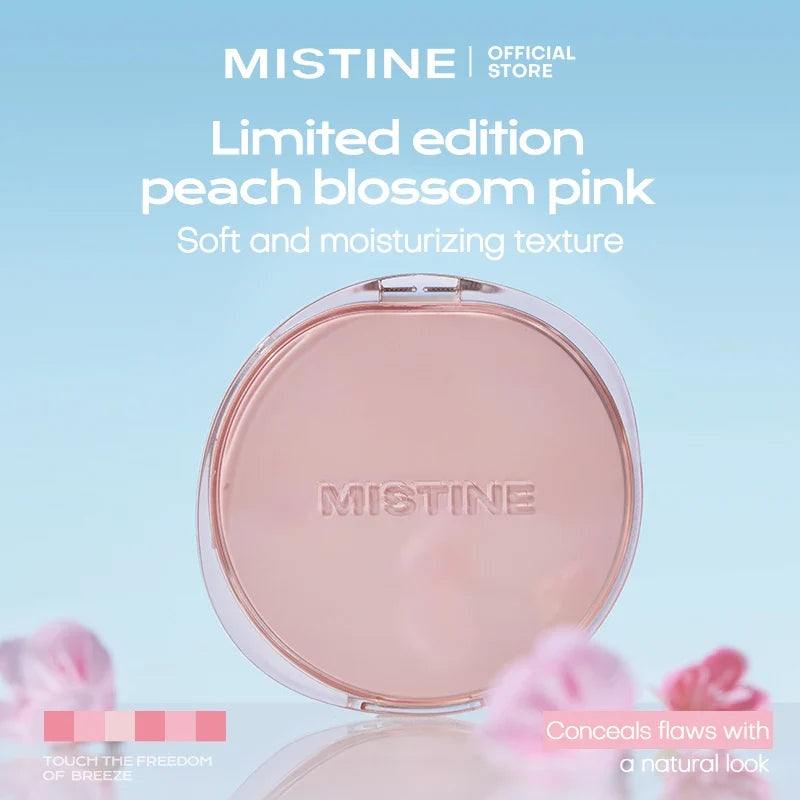 Mistine Foundtion Air Cushion with Natural Dewy Finish Makeup Moisturize Nourish Powdered Cream for Combination Skin 13g 1pc