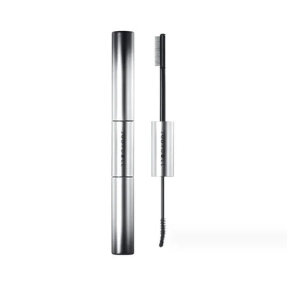 Judydoll Dual-Ended Mascara Waterproof Volumizing Curling Lengthening - Smudge Proof Fiber Brush, 2-in-1 Clump-Free Formula