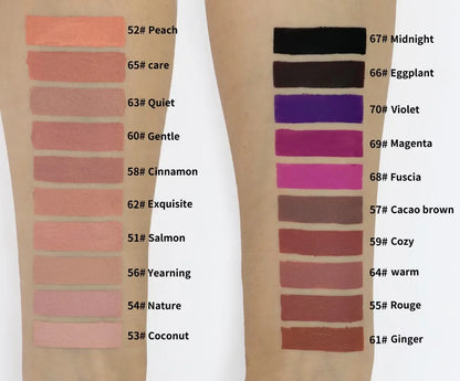 Matte Liquid Lipstick Private Label Vegan Lip Gloss Long Lasting Waterproof Lipgloss Mirror Tubes Wholesale Bulk For Business