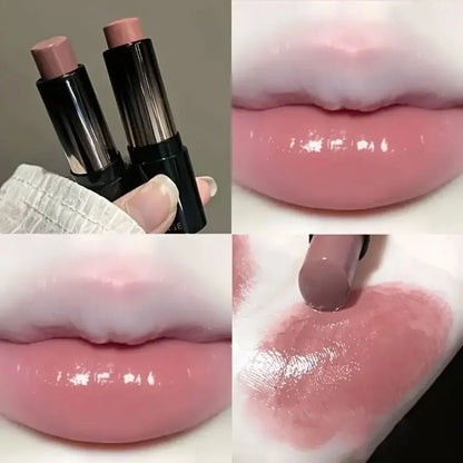 Glossy Mirror Lipstick – Red Brown Shade, Moisturizing, Waterproof, Long-Lasting, Unisex, Perfect for Holiday & Party Makeup