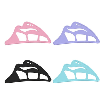 2pcs Silicone Eye Makeup Stencil Set Eyeshadow Auxiliary Tools for Novices Eyebrow & Under-Eye Liner Template Makeup Accessories