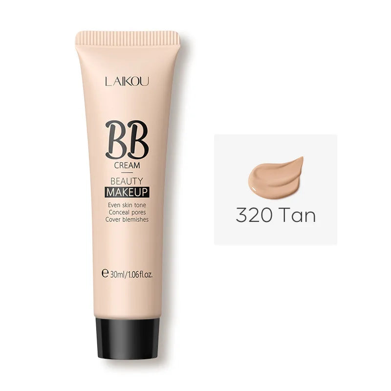 6-color optional concealer BB cream 30ml natural facial concealer primer liquid foundation