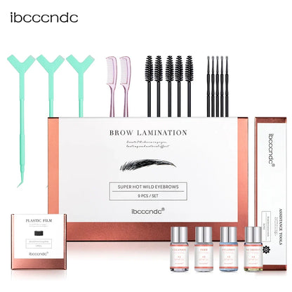 Eyebrow Lamination Kit with Keratin Perming Lotion