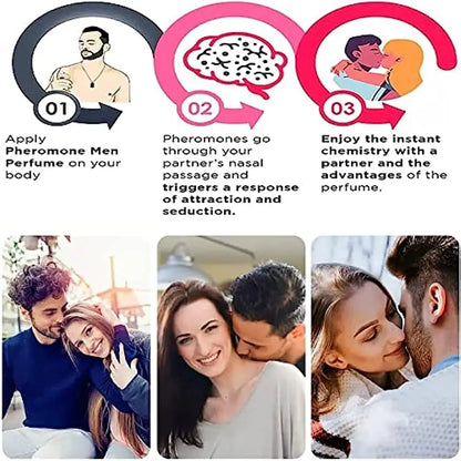 Strong Pheromone For Man To Attract Women Perfume Body Essential Sexually Stimulating Oil Long Lasting Androstenone Pheromone
