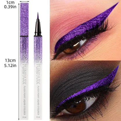 Purple Liquid Eyeliner - Waterproof Matte Quick-Dry Eye Pen