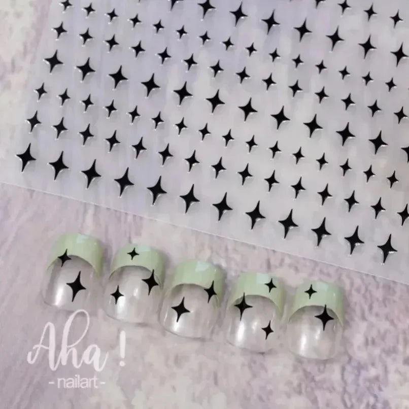 3D Small Bow Ribbon Bowknot Y2K Nail Sticker MIni Kawaii Japanese Adhesive Decals Nail Art Manicure Decorations DIY