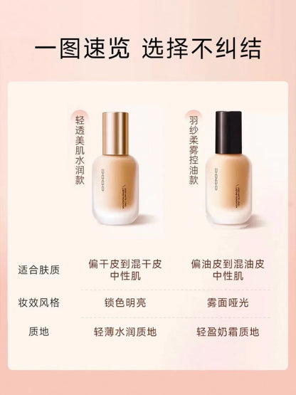 UODO Liquid Foundation Concealer Long-lasting BB Cream Waterproof Longlasting Brightening Dry To Oily Skin Care 30ml