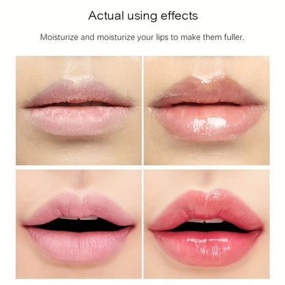 Extreme Volume Lasting Moisturizing Lip Plumping Gloss - Nutritious Mineral Oil Formula Lip Enhancer Liquid Makeup Fuller Lips