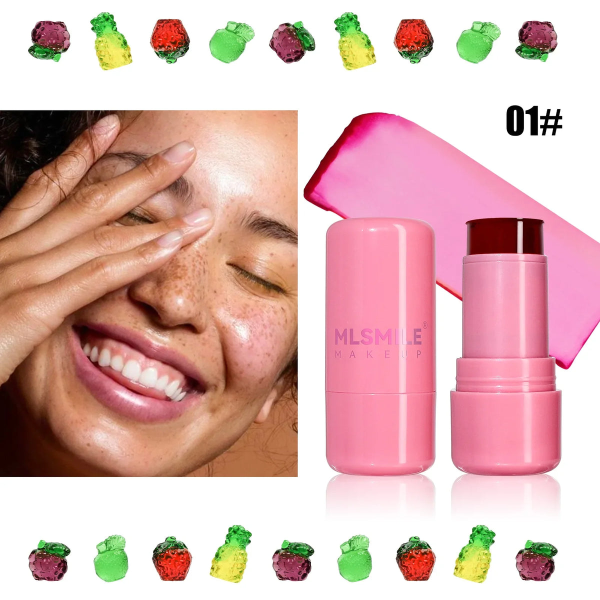 Milk Cooling Water Jelly Tint Lip & Cheek Stain Stick