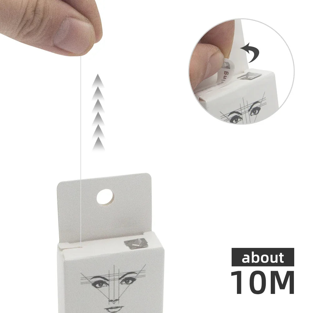 Marker Thread Tattoo Brows Tattoo Thread Eyebrow Semi Permane Ruler Auxiliary Line Drawing With Ink Positioning Mapping Line