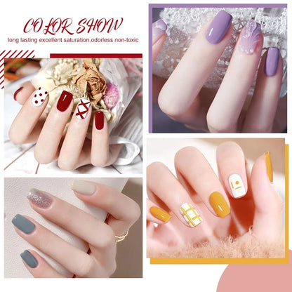 Poly Extension Gel Nail Set 8PCS 15ML Fast Builder Extension Gel Varnish for Manicure Salon 3D Art DIY Nail Extension Thickening