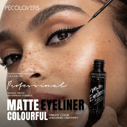 1PC Matte Color Eyeliner Pen Liquid, Durable, Easy to Color, Fast Drying, Smooth, Not Easy to Take Off Makeup