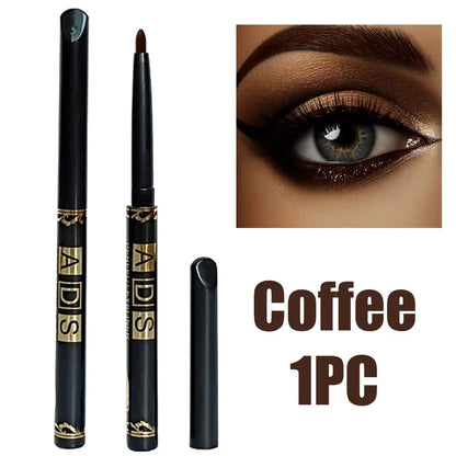 3Pcs Waterproof & Sweat-Proof Black Eyeliner Pencil Combined Lasting Smudge-Proof Bold Eye Makeup Easy Glide Formula for Perfe