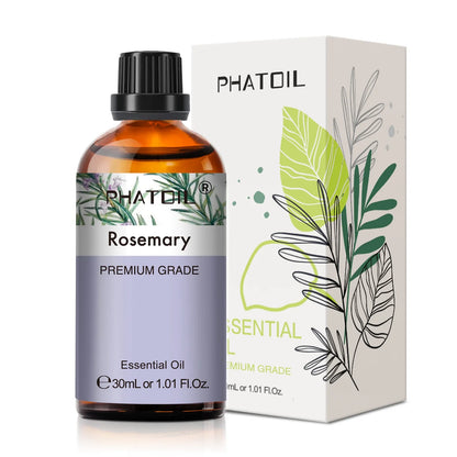 PHATOIL 1PCS Aromatherapy Essential Oil 30ml Lemon Eucalyptus Lavender Bergamot Jasmine Juniper Rose Vanilla Aroma Essential Oil