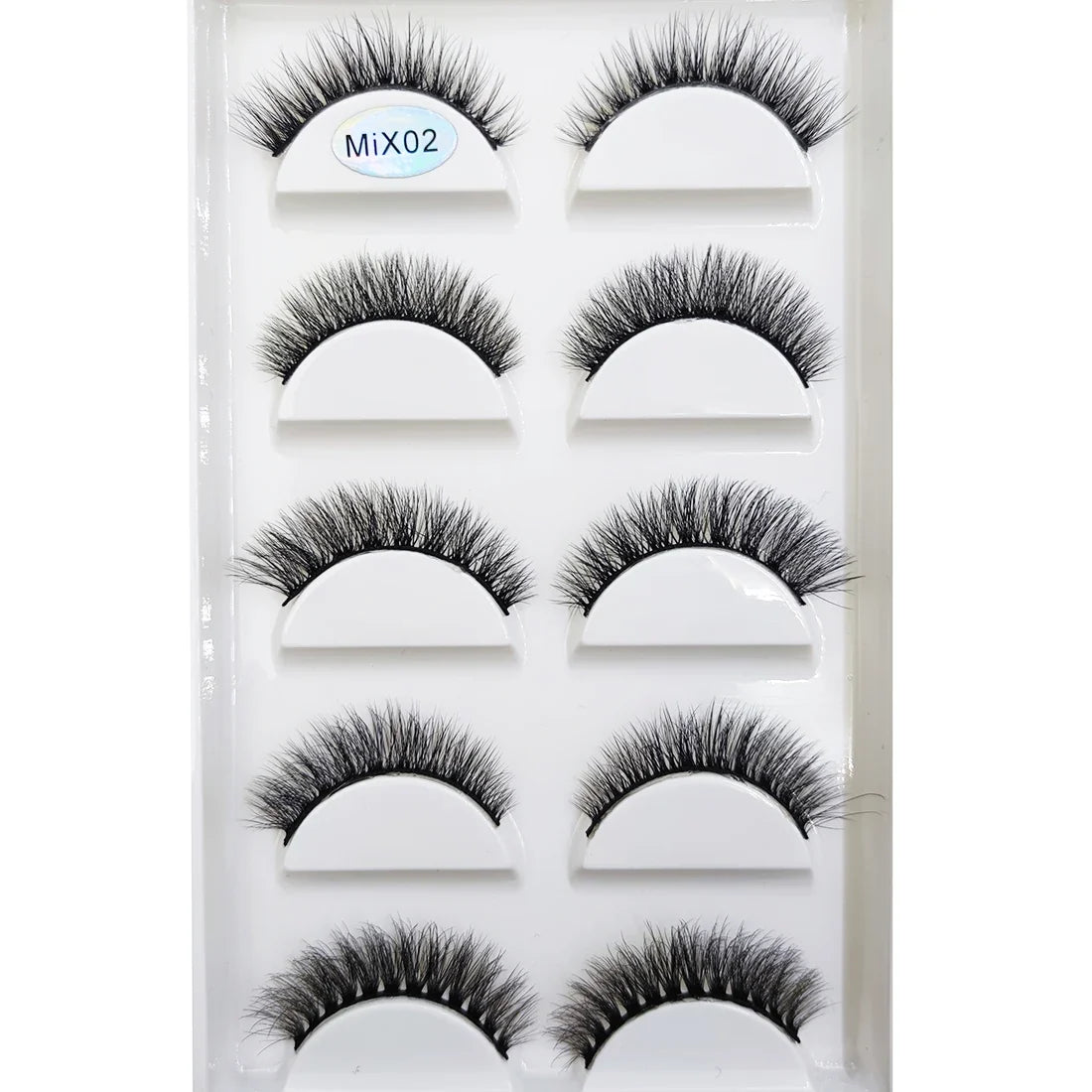 38 Style 5 Pairs Eyelash Natural 3D Mink False Eyelashes Makeup Fake Eye Lashes Faux Cils Make Up Beauty Tools Wholesale