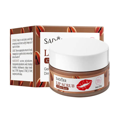 SADOER Fruit Series Strawberry Lip Scrub Dead Skin Moisturizes Brightening Lip Color, Makes Lips Pink