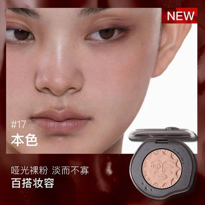 Girlcult Emotional Powder Blush Black Fuwa Cream Blusher Highlight Expansion Color White Nude Color Fine Matte Cold Natural