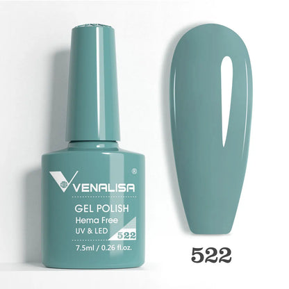 Venalisa HEMA TPO FREE Nail Gel Polish Glitter Gorgeous Full Coverage Soak Off UV LED French Nail Jelly Pink Nude Collection