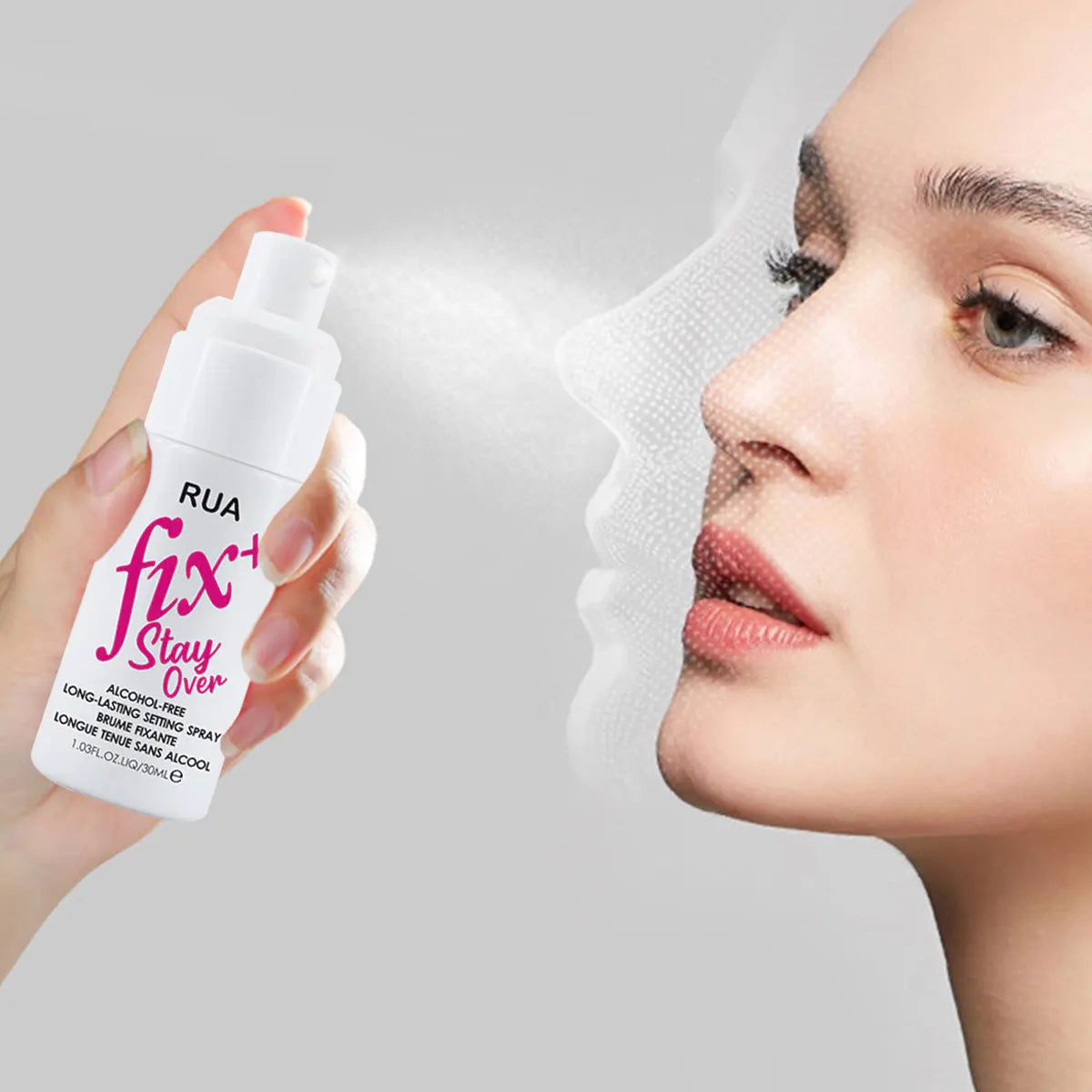 Mattifying Waterproof Setting Spray Glossy Matte Base Makeup Control Oil Non-Sticky Waterproof Make-up Fixer Spray for All Skin