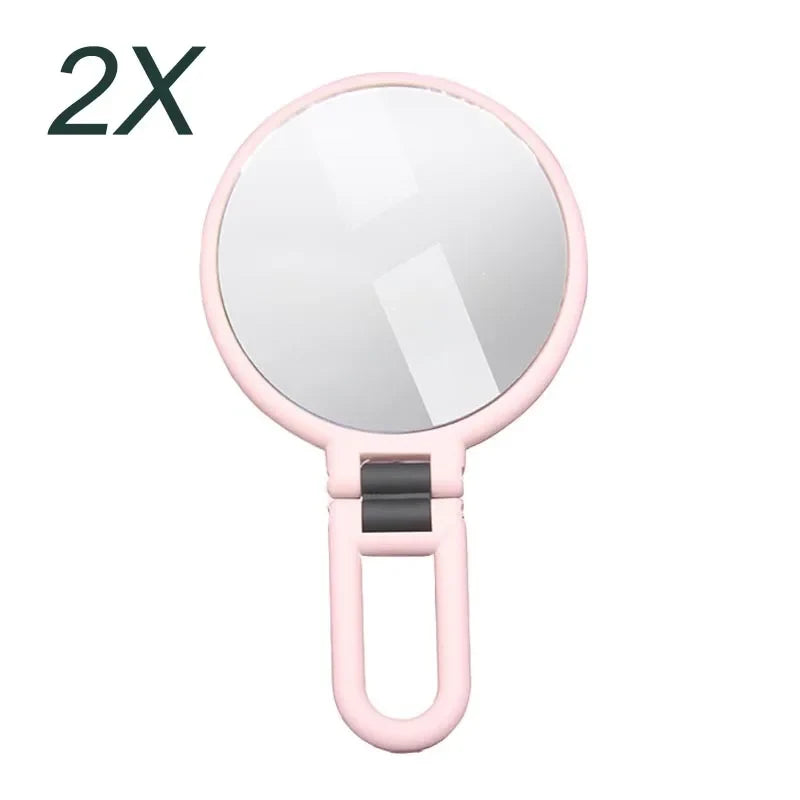 New 2/5/10/15x Magnifying Makeup Mirror Women's Pocket Mirror Small Folding Mirror for Table HUAZJ06