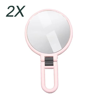 New 2/5/10/15x Magnifying Makeup Mirror Women's Pocket Mirror Small Folding Mirror for Table HUAZJ06