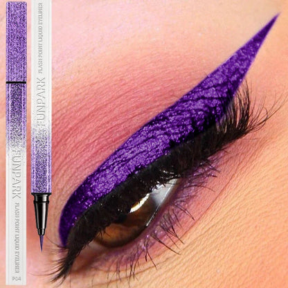 Purple Liquid Eyeliner - Waterproof Matte Quick-Dry Eye Pen