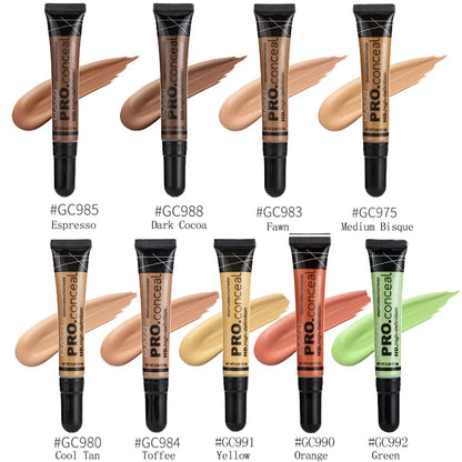 Concealer Cream Oil Control Liquid Foundation Women Face Makeup Korean Cosmetics Long Lasting Contour Gel