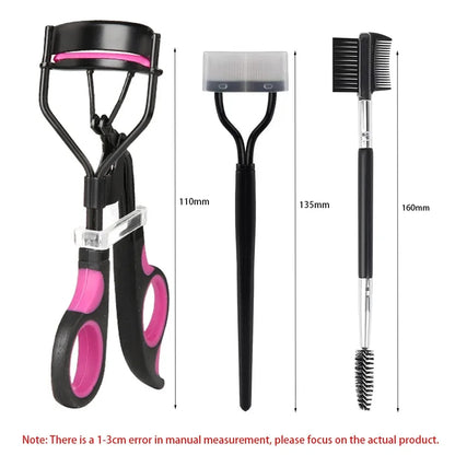 7/16PCS Eyelash Curler Set With 10pcs Replacement Pads For Women Professional Eyelashes Curling Tweezers Clips Lasting Eye Tool