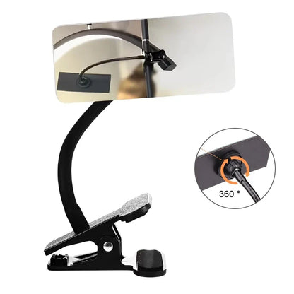 Flexible Clip-on Mirror 360° Rotation Cosmetic Mirror for Grafting Eyelash Extension Lash Lifting Magnify Mirrors Makeup Tools