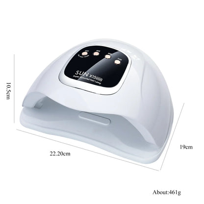 SUN X15 MAX High-Power Nail Drying Lamp For Gel Nails 280W 66LEDS Gel Polish Drying Machine With Auto Sensor UV LED Nail Lamp