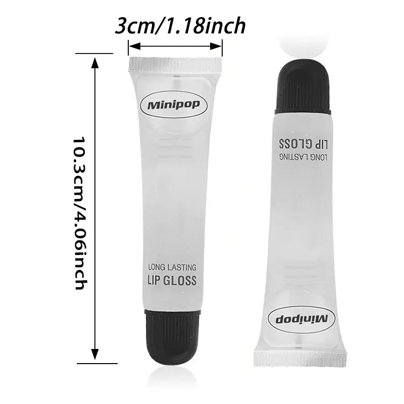 2/3/6pcs Long Lasting Hydrating Clear Lip Gloss | Non-sticky Lip Base Oil, High-shine Finish, Lip Care Cosmetics, 18ml