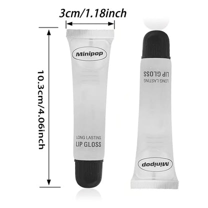 2/3/6pcs Long Lasting Hydrating Clear Lip Gloss | Non-sticky Lip Base Oil, High-shine Finish, Lip Care Cosmetics, 18ml
