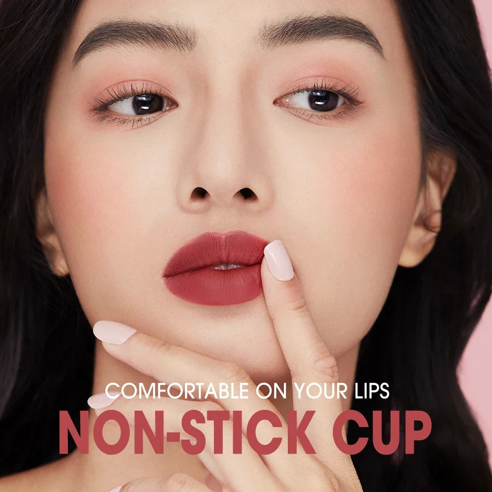 O.TWO.O Matte Lipstick Lip Tint 14 Colors Waterproof Long Lasting Non-transfer Smooth Highly Pigmented Velvet Lip Sticks Makeup