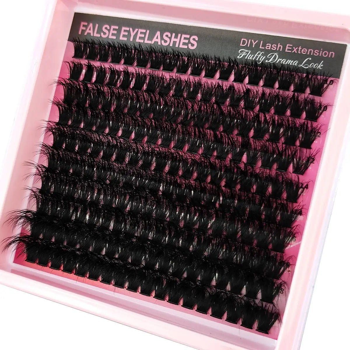 10Row 40D-200D 5D Fluffy Thick Lashes Clusters 10-18mmMix Wispy Individual Lashes Extensions Clusters DIY Makeup False Eyelashes