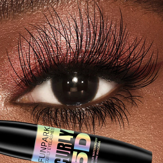 Black 5D Fiber Mascara - Waterproof Thickening & Lengthening