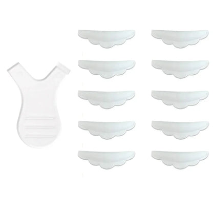 5Pairs Silicone Eyelash Perm Pad Y Eyelash Brush 3D Eyelash Curler Applicator Makeup Lifting Tools Lashes Rods Shield