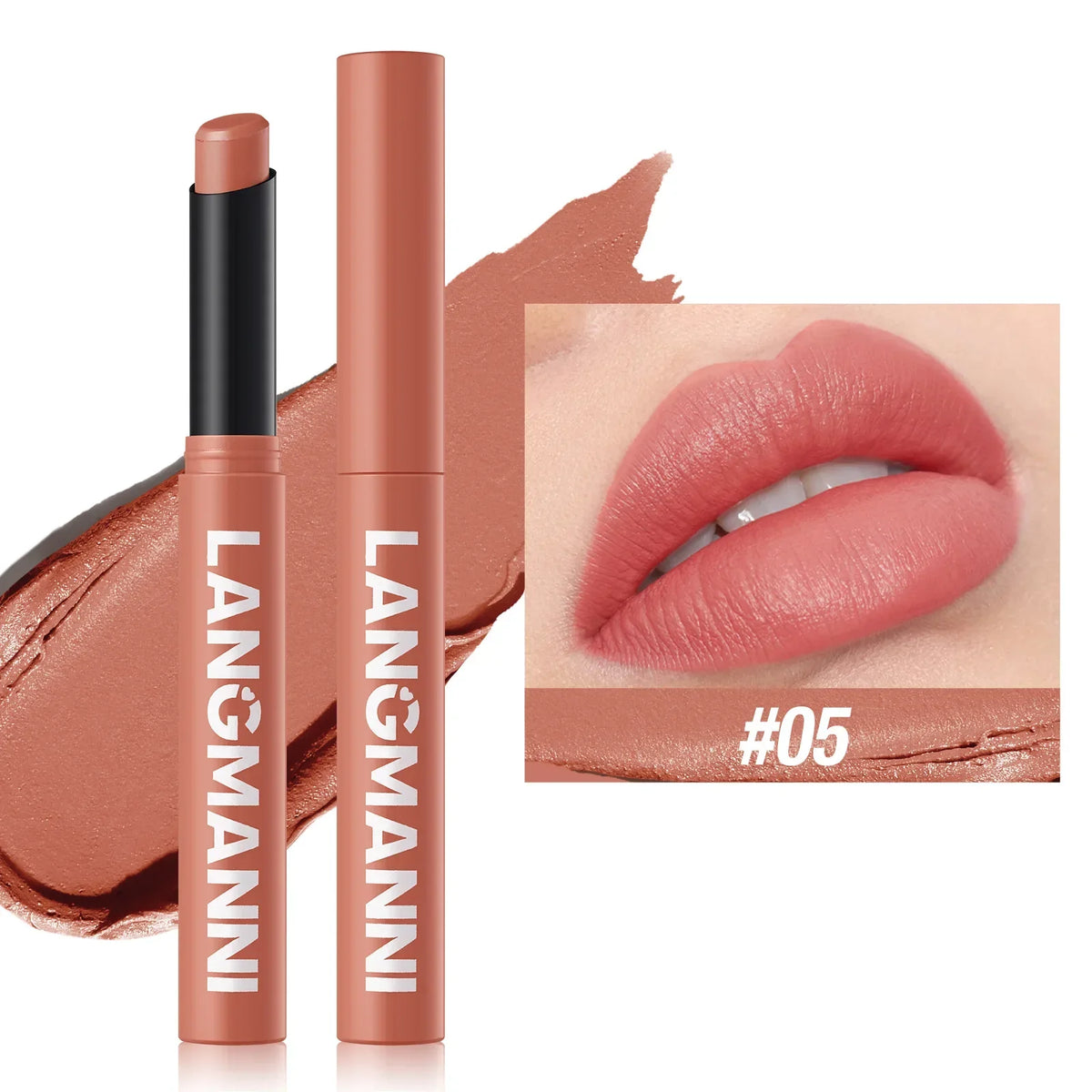 12 Color Matte Lipstick Non-Stick Cup Long-Lasting Velvet Finish Lipstick Pen  Smooth Matte Lip Color Waterproof Non-Fading