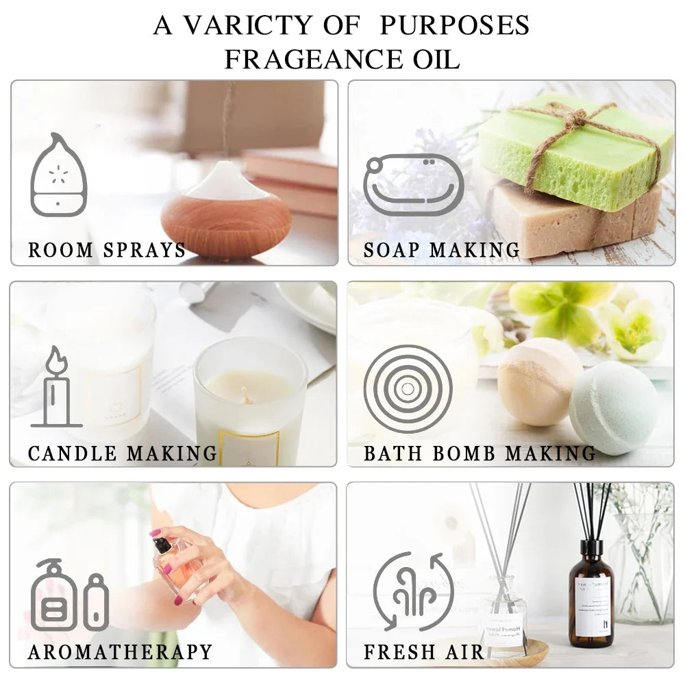Women's Fragrance Essential Oil Floral Series Lavender Manuka Vanilla Rose Ylang Ylang Jasmine Geranium Chamomile Neroli Oil