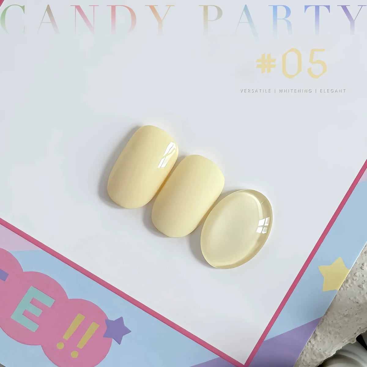 MIANEL 12ML 1-6PCS 2026 New Release Jelly Dopamine Candy Gel Nail Polish - Multi-Color Nude Sheer Finish Bestseller